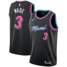 Men & Youth Dwyane Wade Miami City Edition Black #3 Jersey