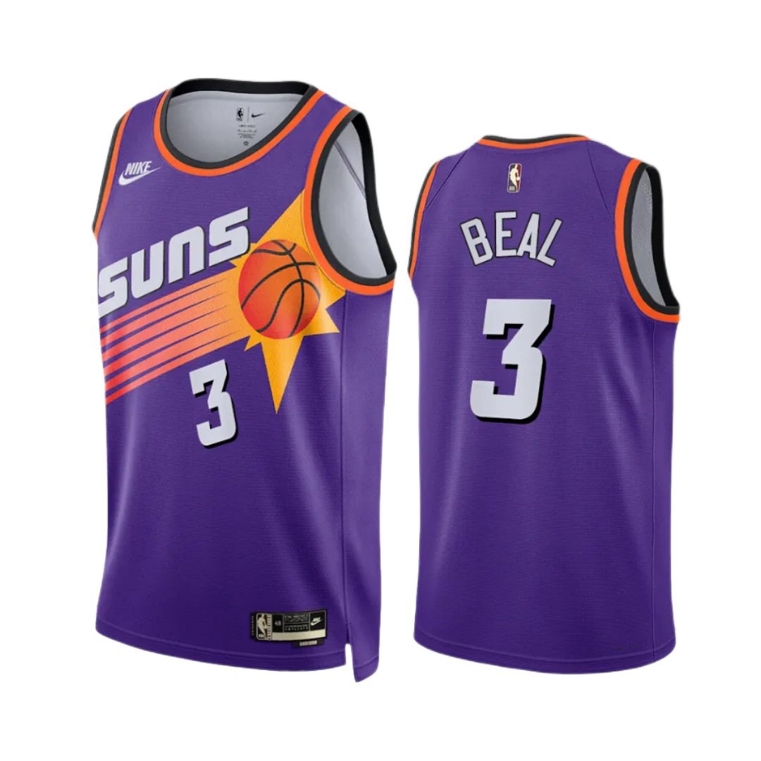 Men & Youth Bradley Beal Phoenix Suns 2022-23 Classic Edition Purple #3 Jersey