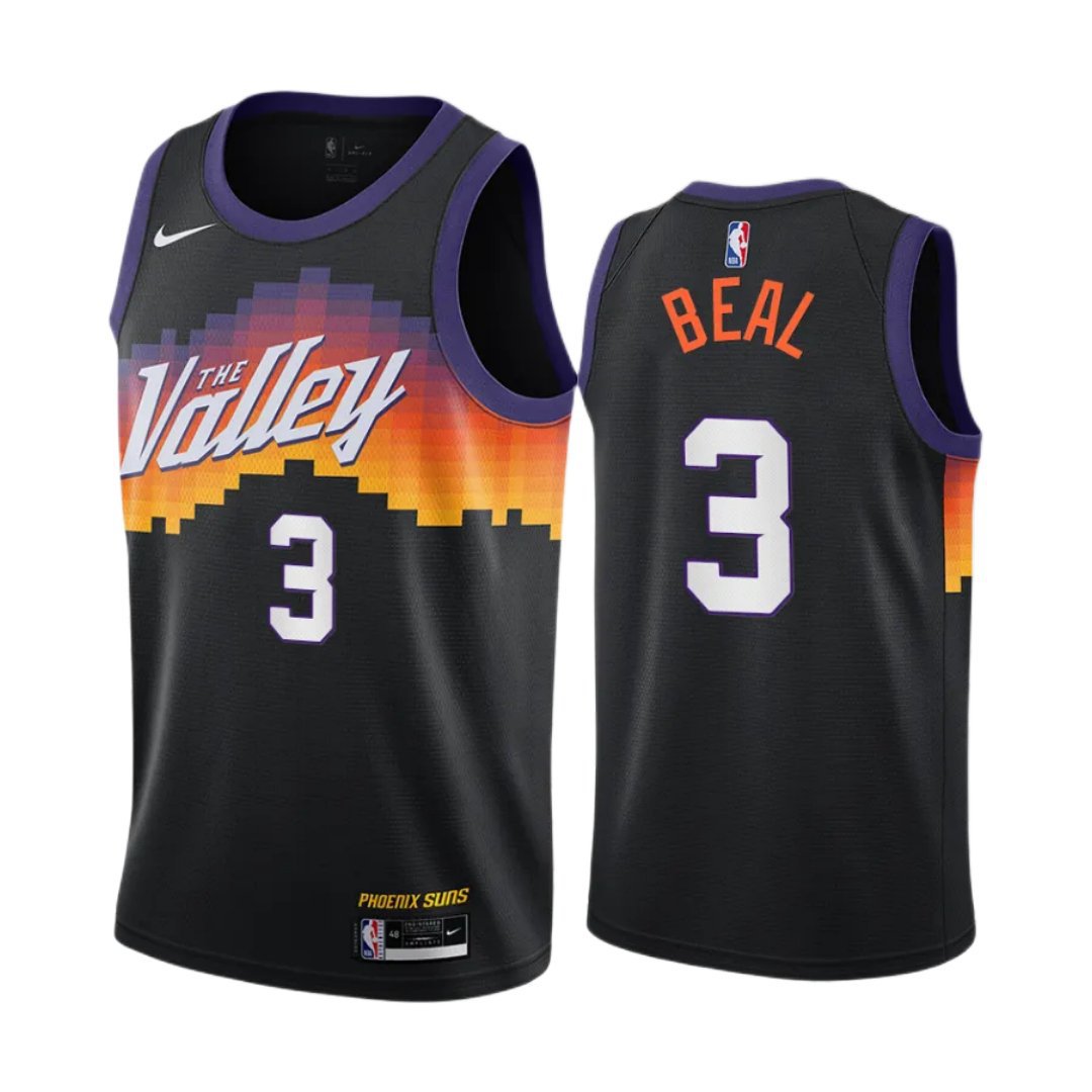 Men & Youth Bradley Beal Phoenix Suns CIty Edition #3 Black Jersey