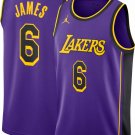 Men & Youth Los Angeles #6 Lebron James 2022-23 Statement Edition Purple Jersey