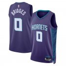 Men & Youth Miles Bridges Charlotte Hornets #0 2022-23 Statement Edition Purple Jersey