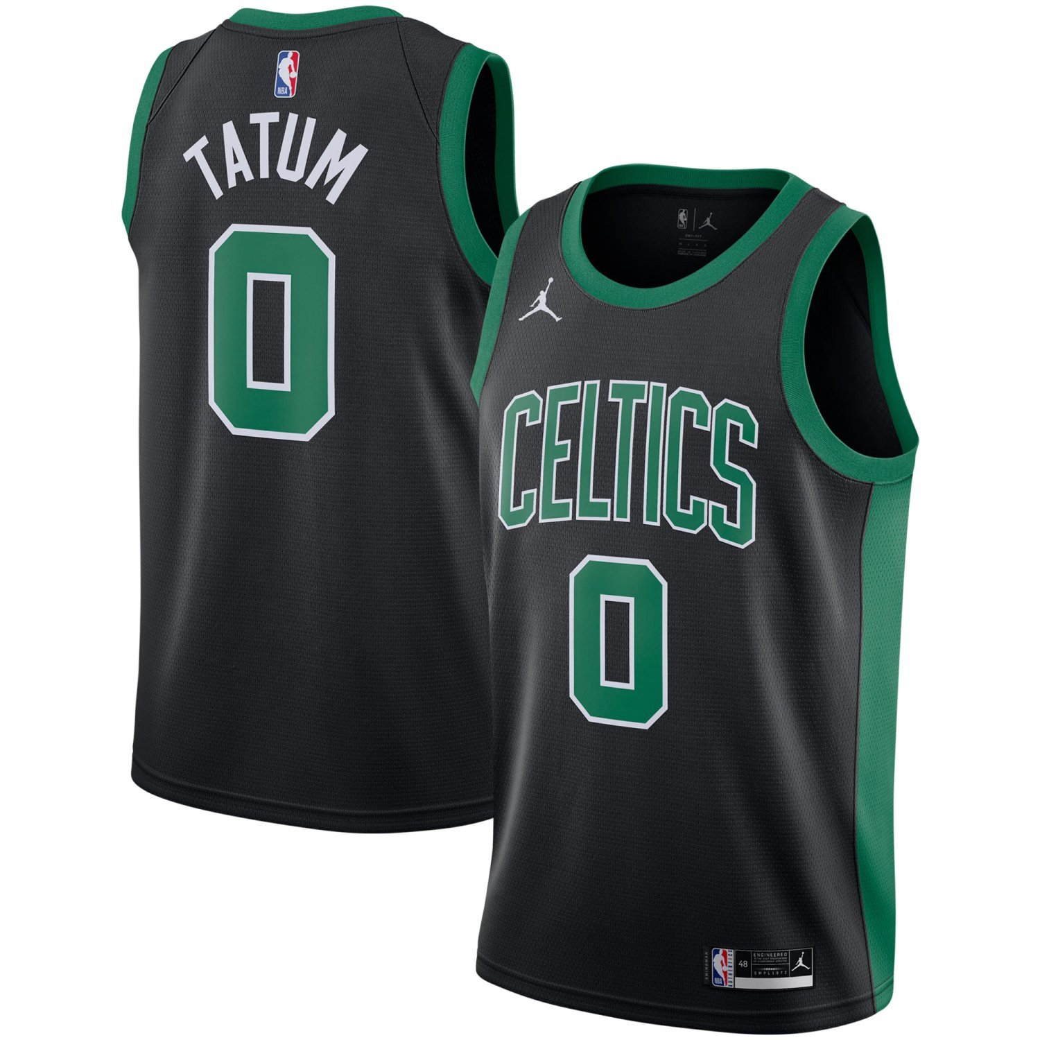 Men & Youth Jayson Tatum Boston Statement Edition #0 Black Jersey