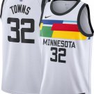 Men & Youth Karl-Anthony Towns Minnesota 2022-23 #32 City Edition White Jersey