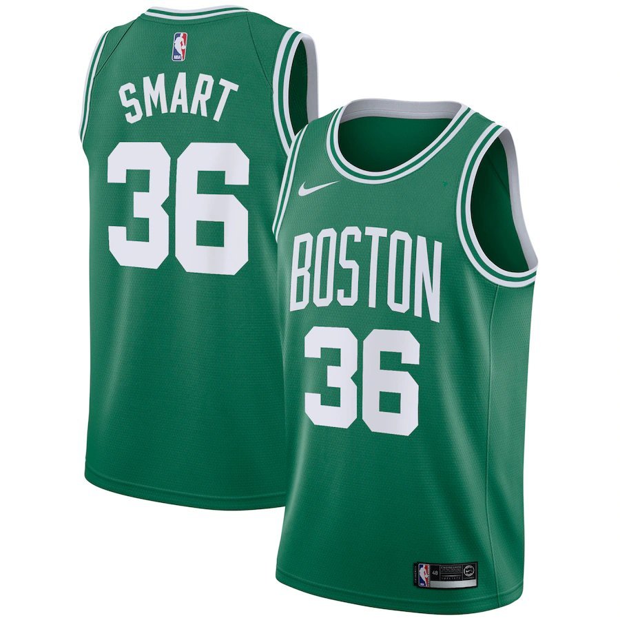 Men & Youth Marcus Smart Boston Celtics Icon Edition Green #36 Jersey