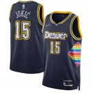Men & Youth Nikola Jokic Denver Nuggets 75th Anniversary City Edition Navy #15 Jersey