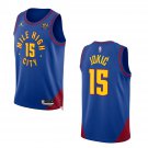 Men & Youth Nikola Jokic Denver Nuggets 2022-23 Statement Edition Blue #15 Jersey