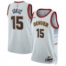 Men & Youth Nikola Jokic Denver Nuggets 2022-23 City Edition #15 White Jersey