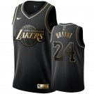 Men & Youth Kobe Bryant LA Black Golden Edition #24 Jersey