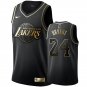 Men & Youth Kobe Bryant LA Black Golden Edition #24 Jersey