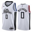Men & Youth Russell Westbrook LA Clippers 2022-23 City Edition #0 White Jersey