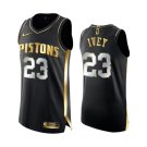 Men's Jaden Ivey Detroit Pistion Black Golden Edition #23 Jersey
