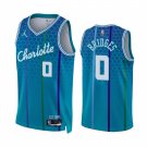 Men & Youth Miles Bridges Charlotte Hornets 75th Anniversary City Edition Blue #0 Jersey