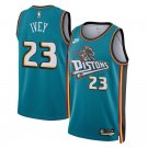 Men & Youth Jaden Ivey Detroit Pistion 2022-23 #23 Classic Edition Teal Green Jersey