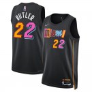 Men & Youth Jimmy Butler Miami Heat 75th Anniversary City Edition Black #22 Jersey