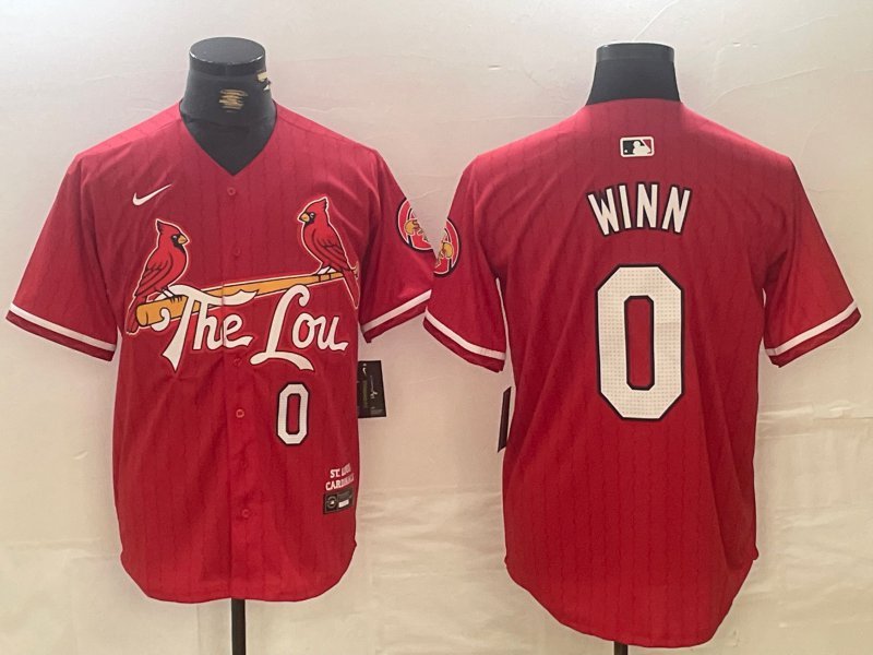 Men's St Louis Cardinals Masyn Winn Red 2024 City Connect Limited