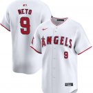Any Size Los Angeles Angels Zach Neto White #9 2024 Home Baseball Jersey