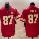 Men's Kansas City Chiefs Taylor Swift Red Untouchable Football Stitched #87 Jersey