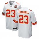 Men's Kansas City Chiefs Drue Tranquill White Untouchable Football Stitched #23 Jersey
