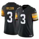 Men's Pittsburgh Steelers  Wilson Russell Black Untouchable Football Stitched #3 Jersey