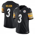 Men's Pittsburgh Steelers Russell Wilson Black Untouchable Football Stitched #3 Jersey