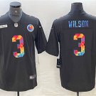 Men's Pittsburgh Steelers Russell Wilson #3 Black Untouchable Football Stitched Jersey