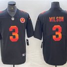 Men's Pittsburgh Steelers  Russell Wilson Black Untouchable Football #3 Stitched Jersey