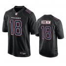 Men's Houston Texans  Case Keenum Black #18 Untouchable Football Stitched Jersey