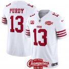 Men's San Francisco 49ers Brock Purdy #13 White Untouchable Football Stitched Jersey
