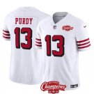 Men's San Francisco 49ers Brock Purdy #13 White Untouchable Football Stitched Jersey