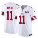 Men's San Francisco 49ers Brandon Aiyuk #11 White Untouchable Football Stitched Jersey