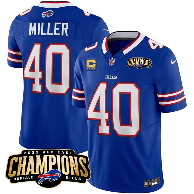 Men's Buffalo Bills Von Miller Blue #40 Untouchable Football Stitched Jersey