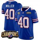 Men's Buffalo Bills Von Miller Blue #40 Untouchable Football Stitched Jersey