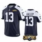 Men's Dallas Cowboys Michael Gallup #13 Navy White Untouchable Football Stitched Jersey