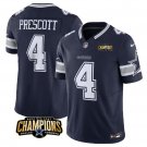 Men's Dallas Cowboys Dak Prescott #4 Navy Untouchable Football Stitched Jersey