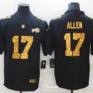 Men's Buffalo Bills Josh Allen #17 2020 Black Leopard Print Untouchable Football Stitched Jersey