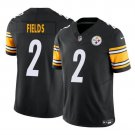 Men's Pittsburgh Steelers Justin Fields #2 Black Untouchable Football Stitched Jersey