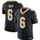 Men's New Orleans Saints Willie Gay Black Untouchable Football Stitched #6 Jersey