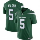 Men's New York Jets Garrett #5 Wilson Green Untouchable Football Stitched Jersey