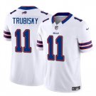 Men's Buffalo Bills Mitch Trubisky White #11 Untouchable Football Stitched Jersey