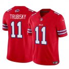Men's Buffalo Bills Mitch Trubisky Red #11 Untouchable Football Stitched Jersey