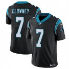 Men's Carolina Panthers  Jadeveon Clowney Black #7 Untouchable Football Stitched Jersey