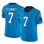Men's Carolina Panthers Jadeveon Clowney Blue #7 Untouchable Football Stitched Jersey