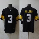Men's Pittsburgh Steelers Russell Wilson #3 Black Untouchable Football Stitched Jersey