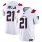 Men's New England Patriots Antonio Gibson #21 White Untouchable Football Stitched Jersey