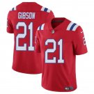 Men's New England Patriots Antonio Gibson #21 Red Untouchable Football Stitched Jersey