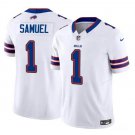 Men's Buffalo Bills Curtis Samuel #1 White Untouchable Football Stitched Jersey
