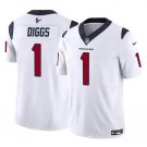 Men's Houston Texans Stefon Diggs White #1 Untouchable Football Stitched Jersey