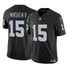 Men's Las Vegas Raiders Gardner Minshew II Black #15 Untouchable Football Stitched Jersey
