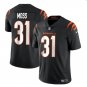 Men's Cincinnati Bengals Zack Moss Black #31 Untouchable Football Stitched Jersey