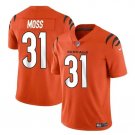 Men's Cincinnati Bengals Zack Moss Orange #31 Untouchable Football Stitched Jersey
